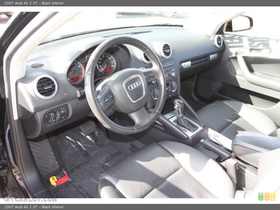 Black 2007 Audi A3 Interiors