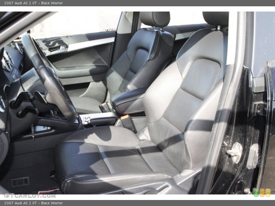 Black Interior Front Seat for the 2007 Audi A3 2.0T #75153832