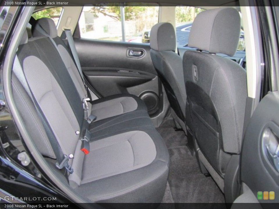 Black Interior Rear Seat for the 2008 Nissan Rogue SL #75155821