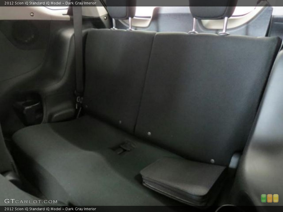 Dark Gray Interior Rear Seat for the 2012 Scion iQ  #75157567
