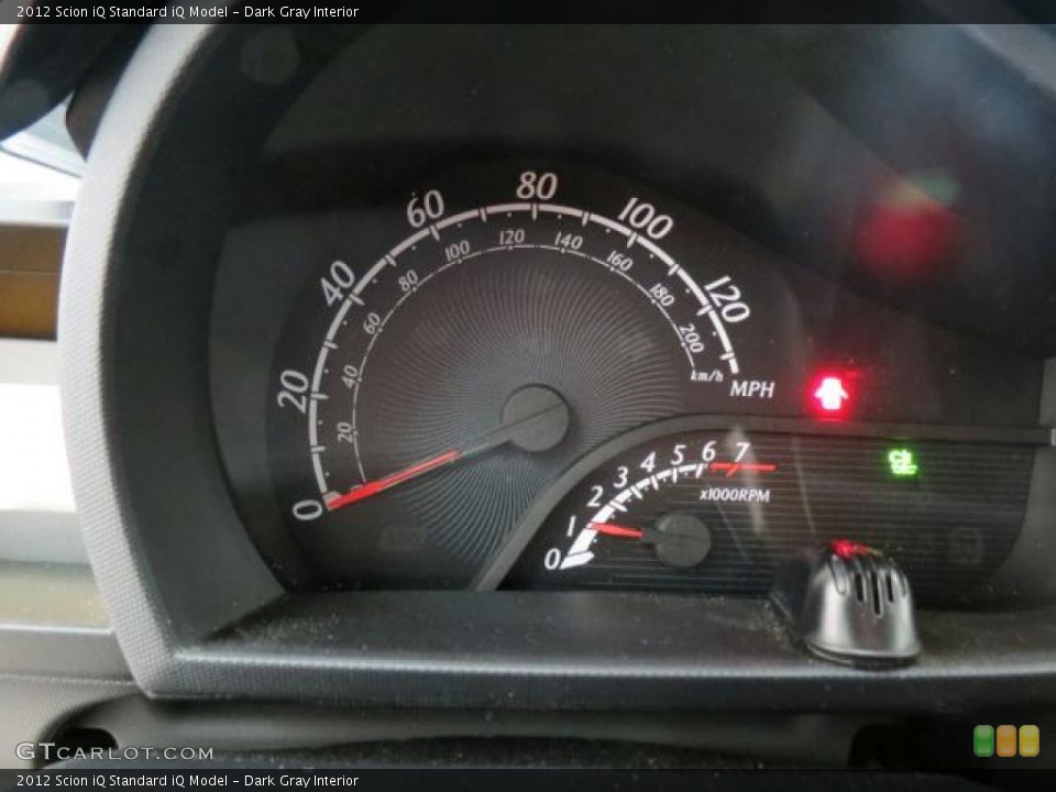 Dark Gray Interior Gauges for the 2012 Scion iQ  #75157593