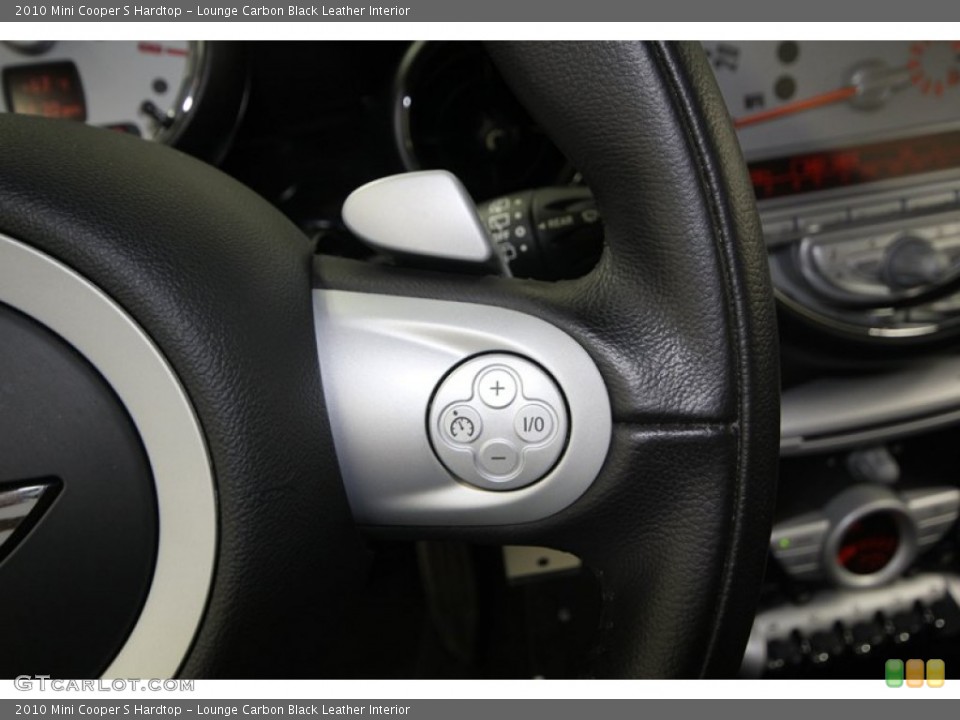 Lounge Carbon Black Leather Interior Controls for the 2010 Mini Cooper S Hardtop #75160431