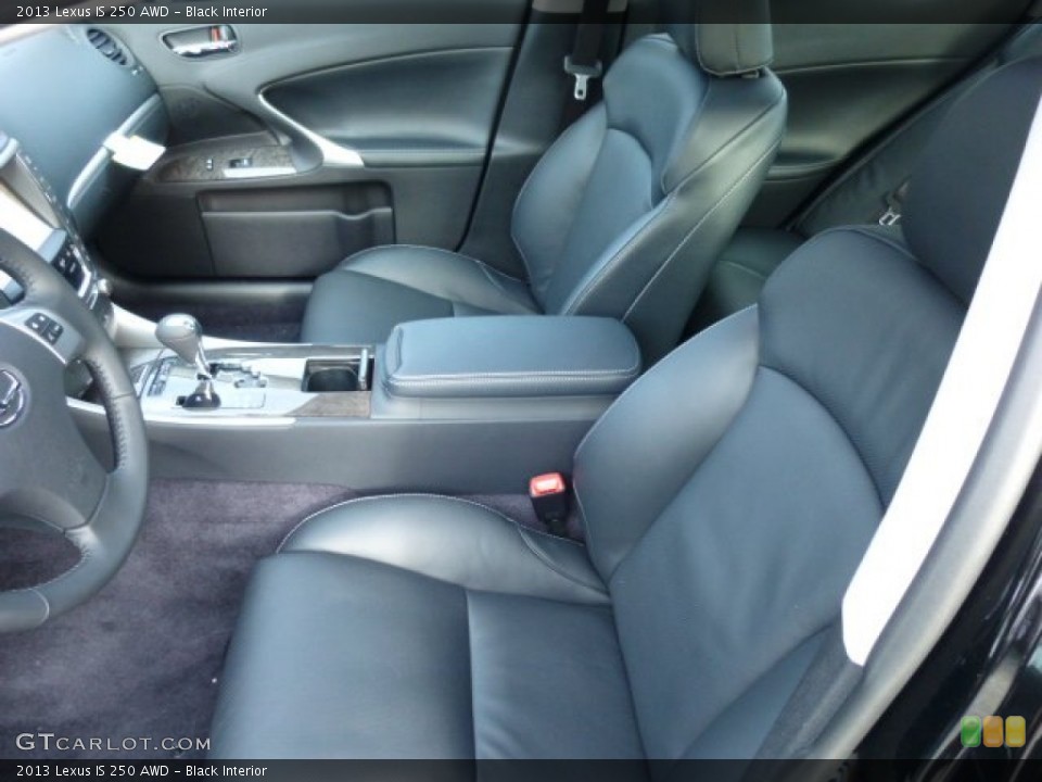 Black Interior Photo for the 2013 Lexus IS 250 AWD #75161938