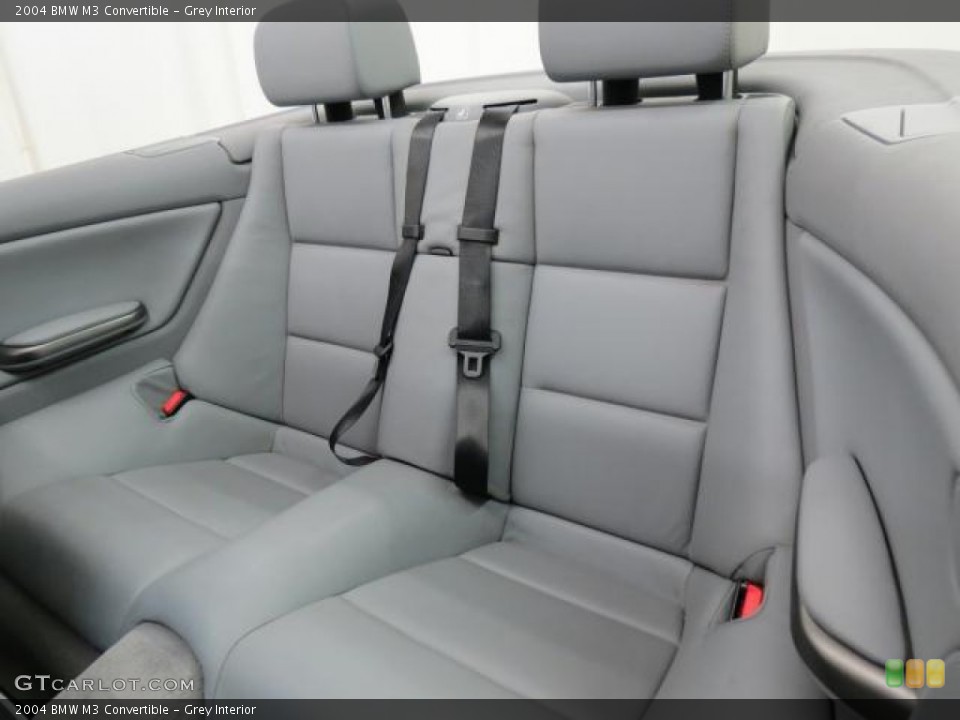 Grey Interior Rear Seat for the 2004 BMW M3 Convertible #75167239