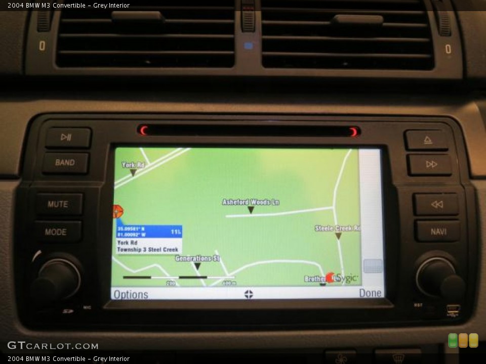 Grey Interior Navigation for the 2004 BMW M3 Convertible #75167263