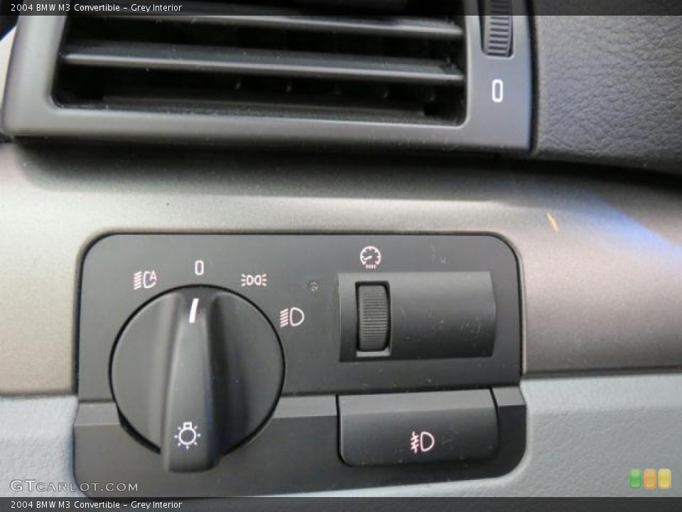 Grey Interior Controls for the 2004 BMW M3 Convertible #75167284