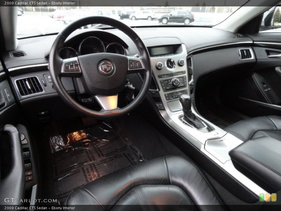 Ebony Interior Prime Interior for the 2009 Cadillac CTS Sedan #75169892