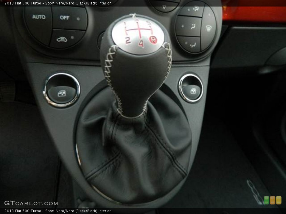 Sport Nero/Nero (Black/Black) Interior Transmission for the 2013 Fiat 500 Turbo #75171706