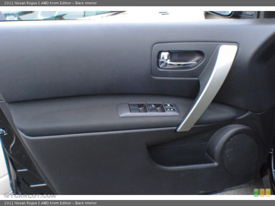 Black Interior Door Panel for the 2011 Nissan Rogue S AWD Krom Edition #75172232