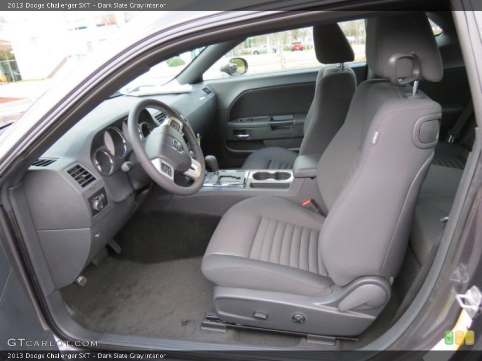 Dark Slate Gray Interior Front Seat for the 2013 Dodge Challenger SXT #75175682