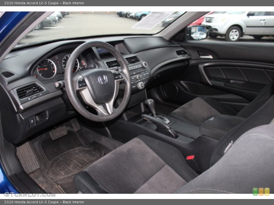 Black Interior Prime Interior for the 2010 Honda Accord LX-S Coupe #75175853