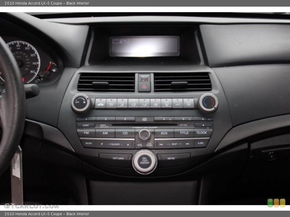 Black Interior Controls for the 2010 Honda Accord LX-S Coupe #75175931