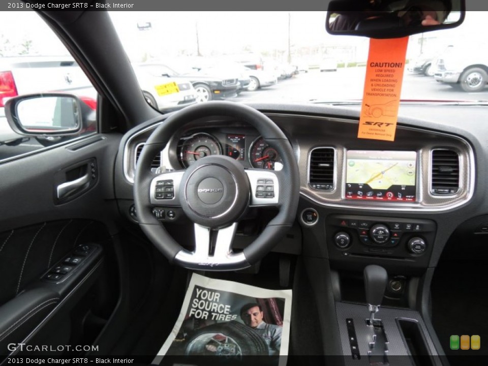 Black Interior Dashboard for the 2013 Dodge Charger SRT8 #75177086