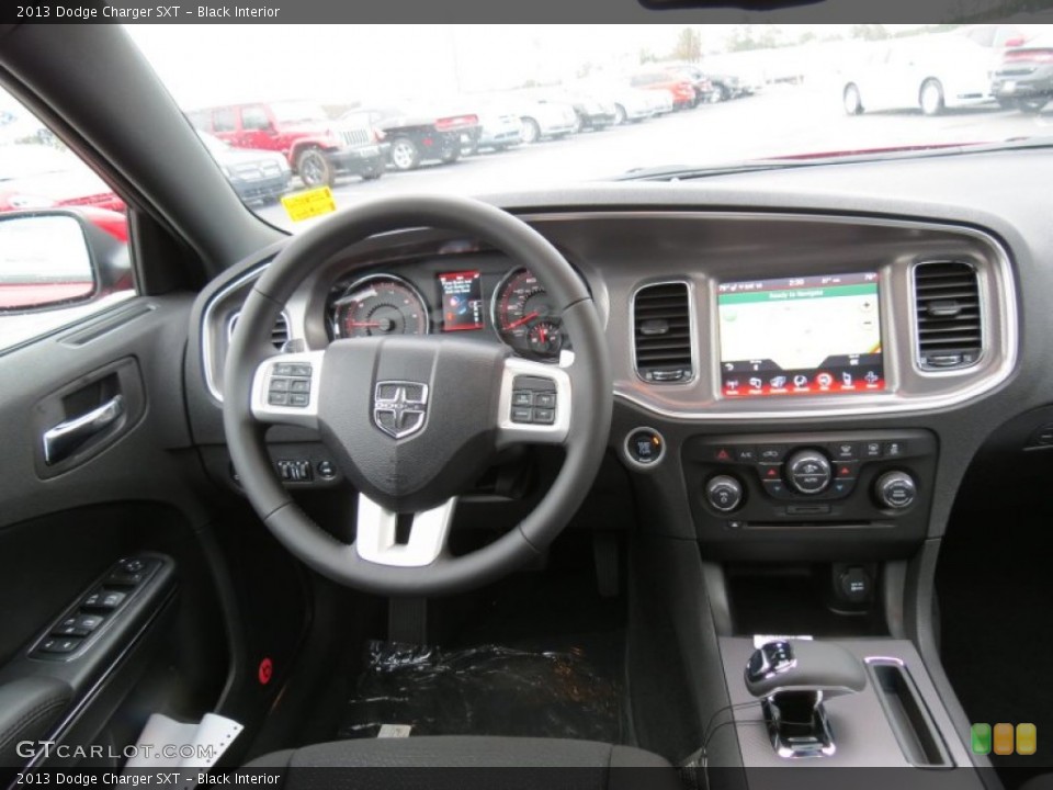 Black Interior Dashboard for the 2013 Dodge Charger SXT #75177308