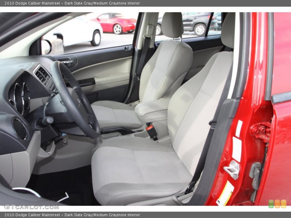 Dark Slate Gray/Medium Graystone Interior Front Seat for the 2010 Dodge Caliber Mainstreet #75179747