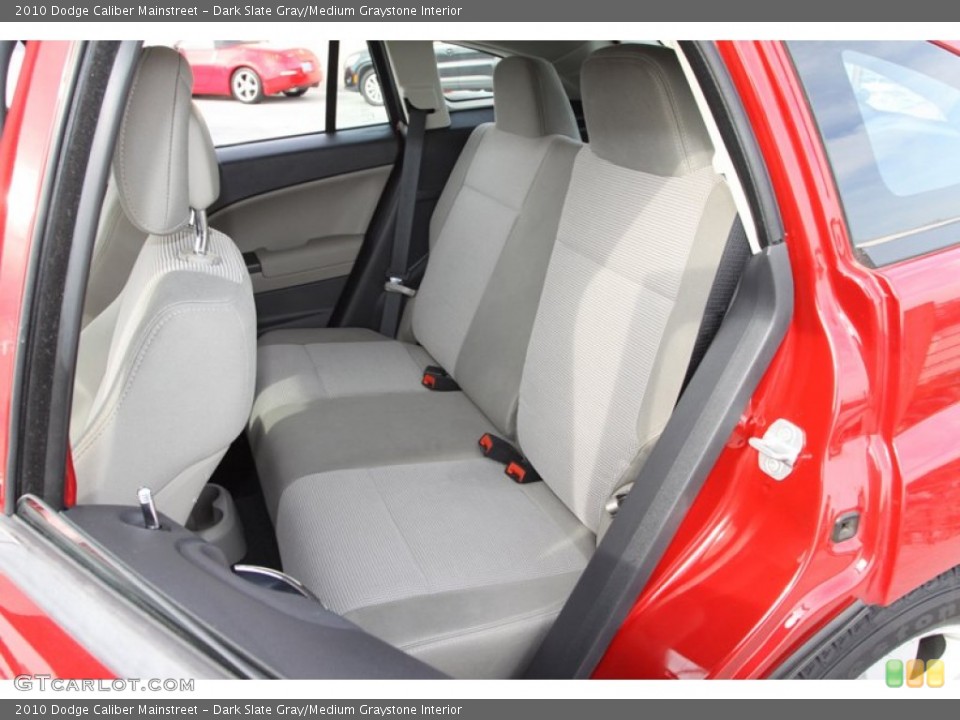Dark Slate Gray/Medium Graystone Interior Rear Seat for the 2010 Dodge Caliber Mainstreet #75179759