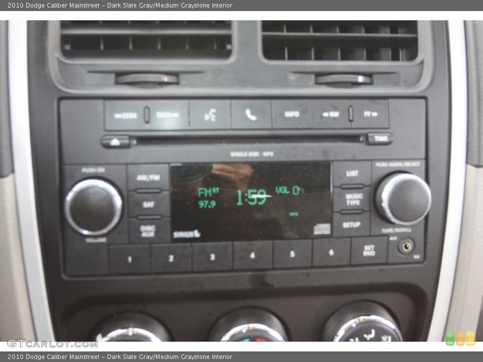 Dark Slate Gray/Medium Graystone Interior Audio System for the 2010 Dodge Caliber Mainstreet #75179879
