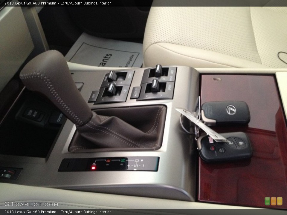 Ecru/Auburn Bubinga Interior Transmission for the 2013 Lexus GX 460 Premium #75182228