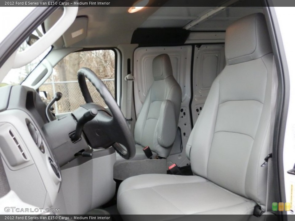Medium Flint Interior Front Seat for the 2012 Ford E Series Van E150 Cargo #75188730