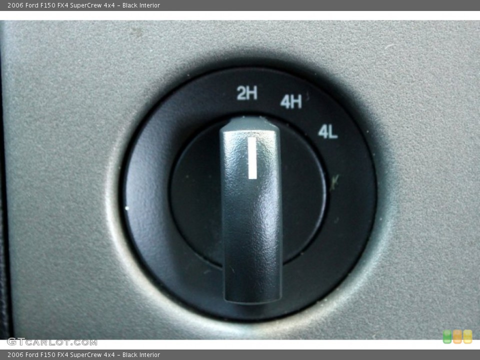 Black Interior Controls for the 2006 Ford F150 FX4 SuperCrew 4x4 #75189814