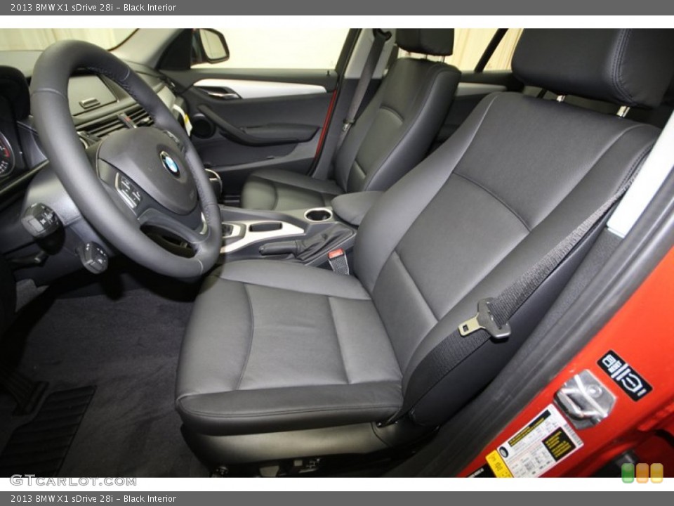 Black Interior Front Seat for the 2013 BMW X1 sDrive 28i #75191261