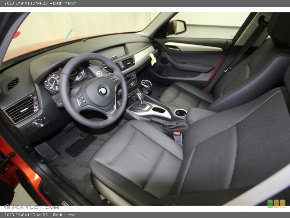 Black Interior Prime Interior for the 2013 BMW X1 sDrive 28i #75191309