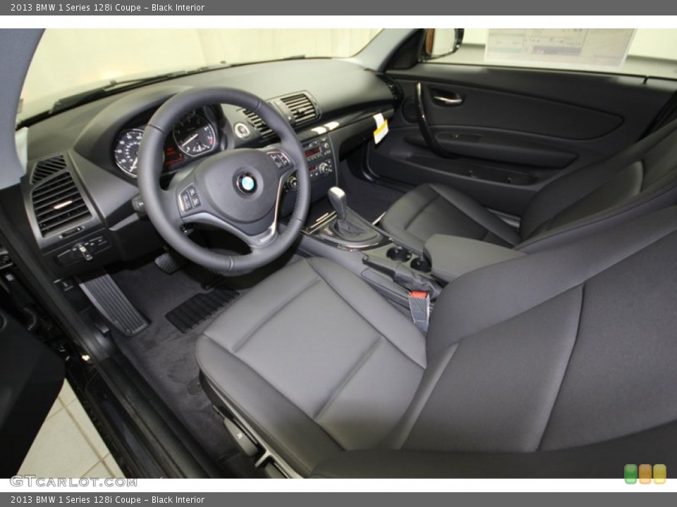 Black Interior Prime Interior for the 2013 BMW 1 Series 128i Coupe #75191659