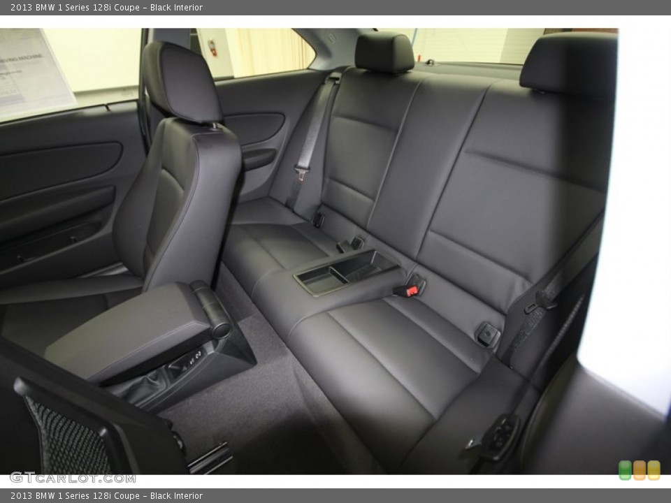 Black Interior Rear Seat for the 2013 BMW 1 Series 128i Coupe #75191666