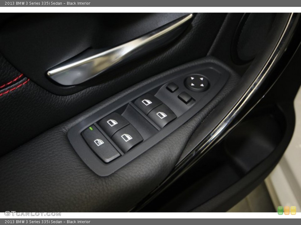 Black Interior Controls for the 2013 BMW 3 Series 335i Sedan #75191950