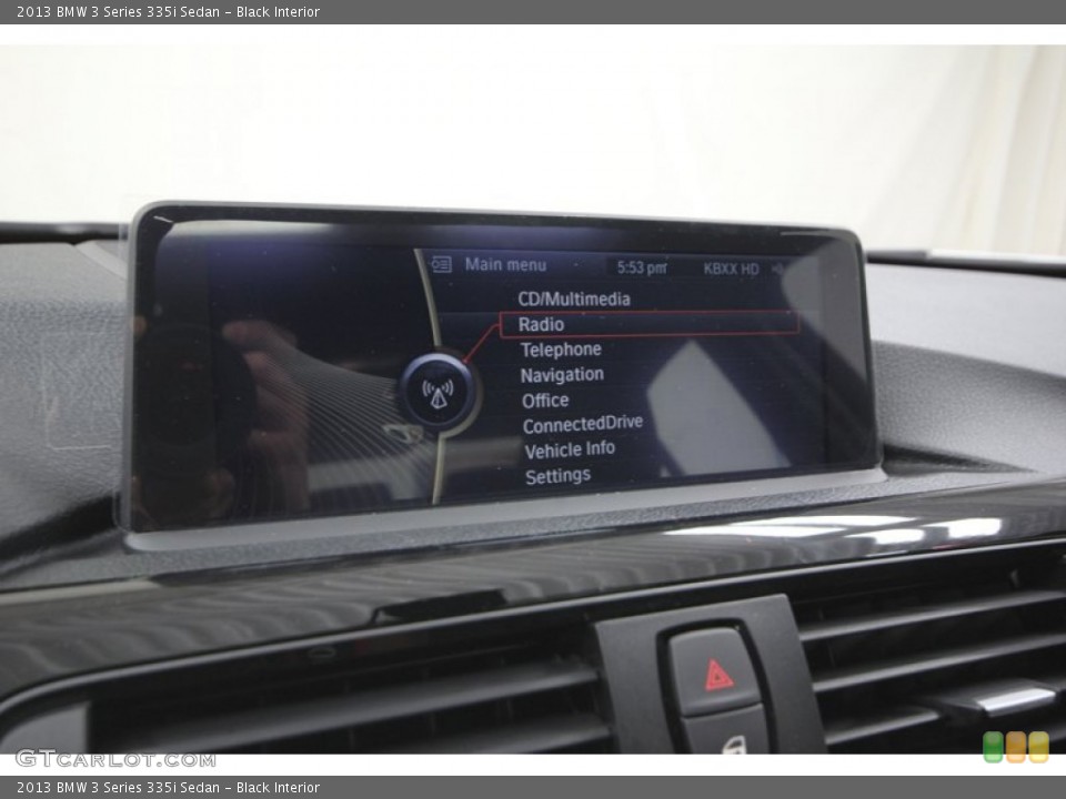 Black Interior Navigation for the 2013 BMW 3 Series 335i Sedan #75191963