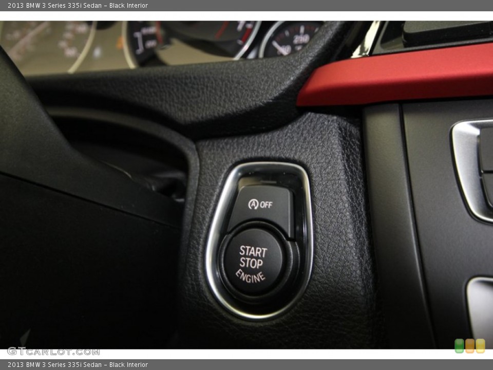 Black Interior Controls for the 2013 BMW 3 Series 335i Sedan #75191992