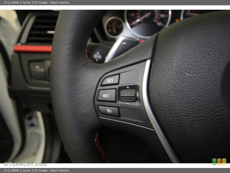 Black Interior Controls for the 2013 BMW 3 Series 335i Sedan #75192001