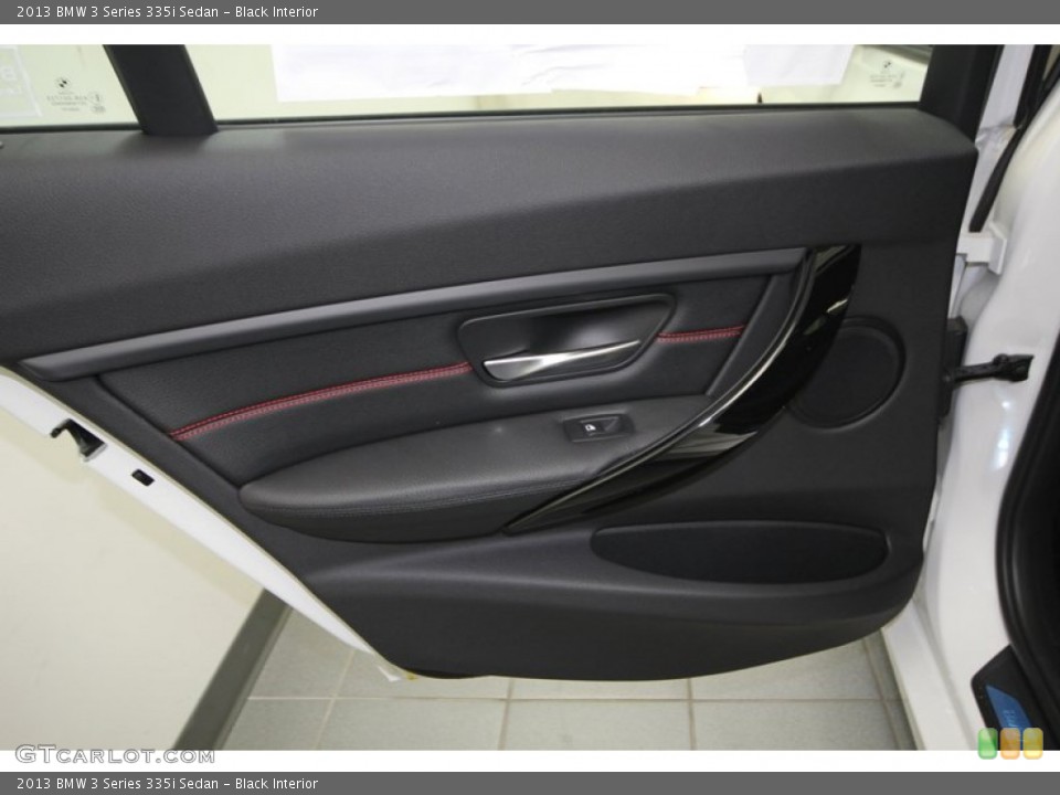 Black Interior Door Panel for the 2013 BMW 3 Series 335i Sedan #75192013