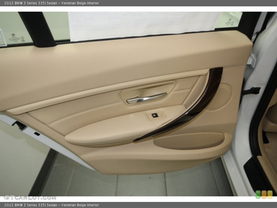 Venetian Beige Interior Door Panel for the 2013 BMW 3 Series 335i Sedan #75192183