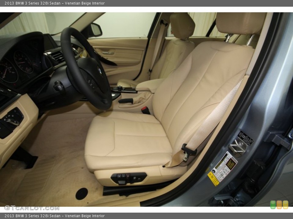 Venetian Beige Interior Front Seat for the 2013 BMW 3 Series 328i Sedan #75192379