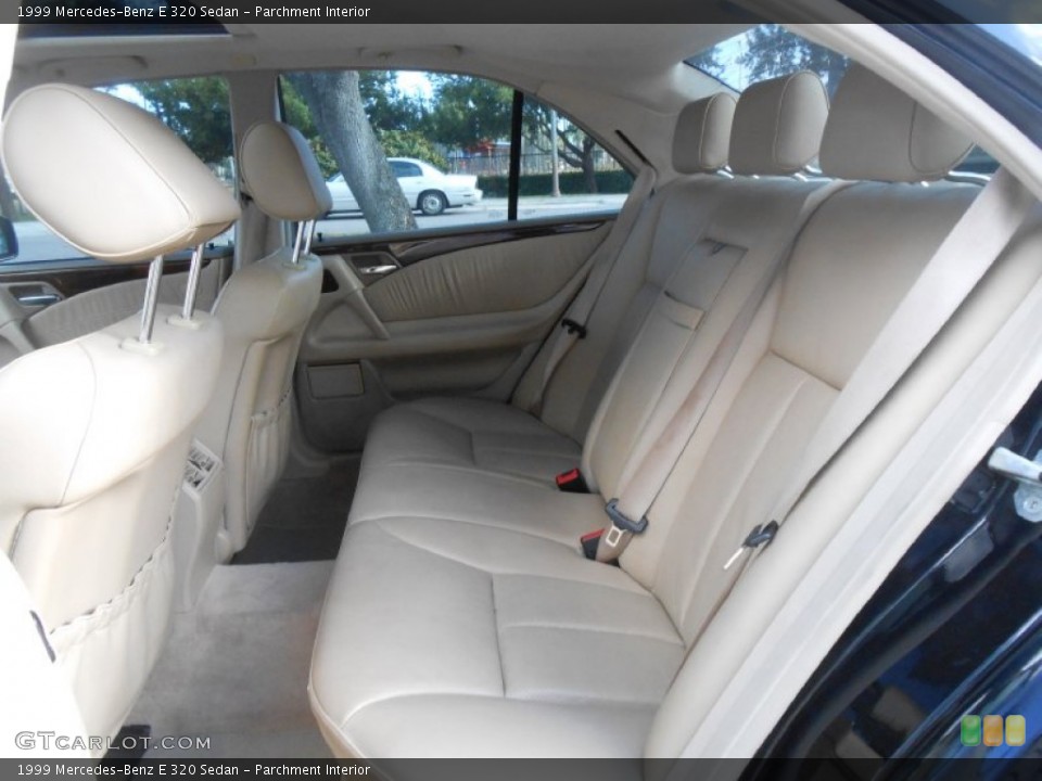 Parchment Interior Rear Seat for the 1999 Mercedes-Benz E 320 Sedan #75199965
