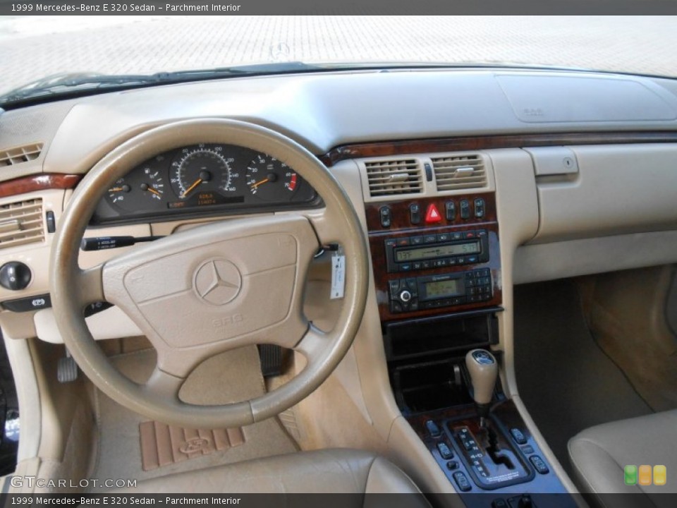 Parchment Interior Dashboard for the 1999 Mercedes-Benz E 320 Sedan #75199998