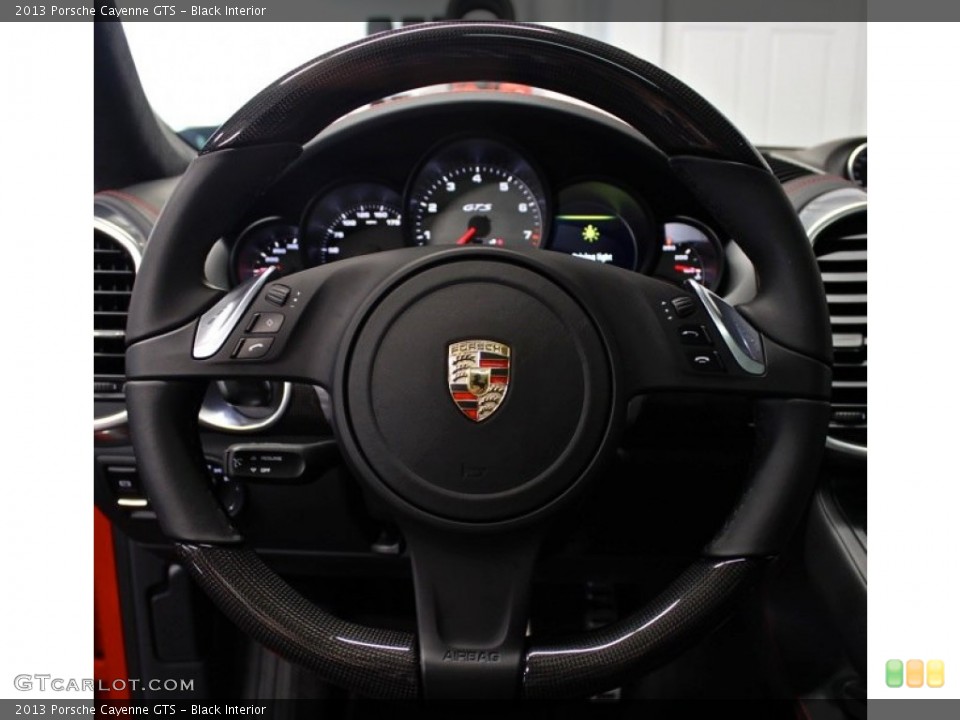 Black Interior Steering Wheel for the 2013 Porsche Cayenne GTS #75201819