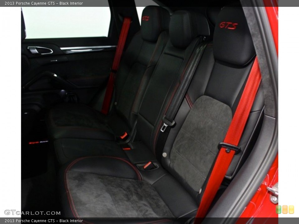 Black Interior Rear Seat for the 2013 Porsche Cayenne GTS #75202194