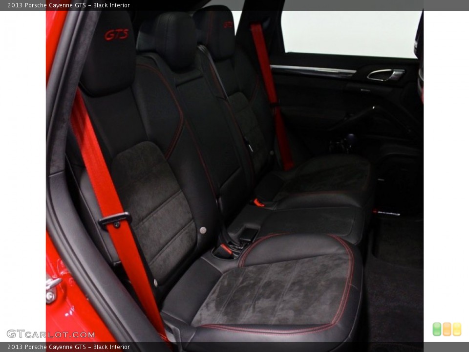 Black Interior Rear Seat for the 2013 Porsche Cayenne GTS #75202203