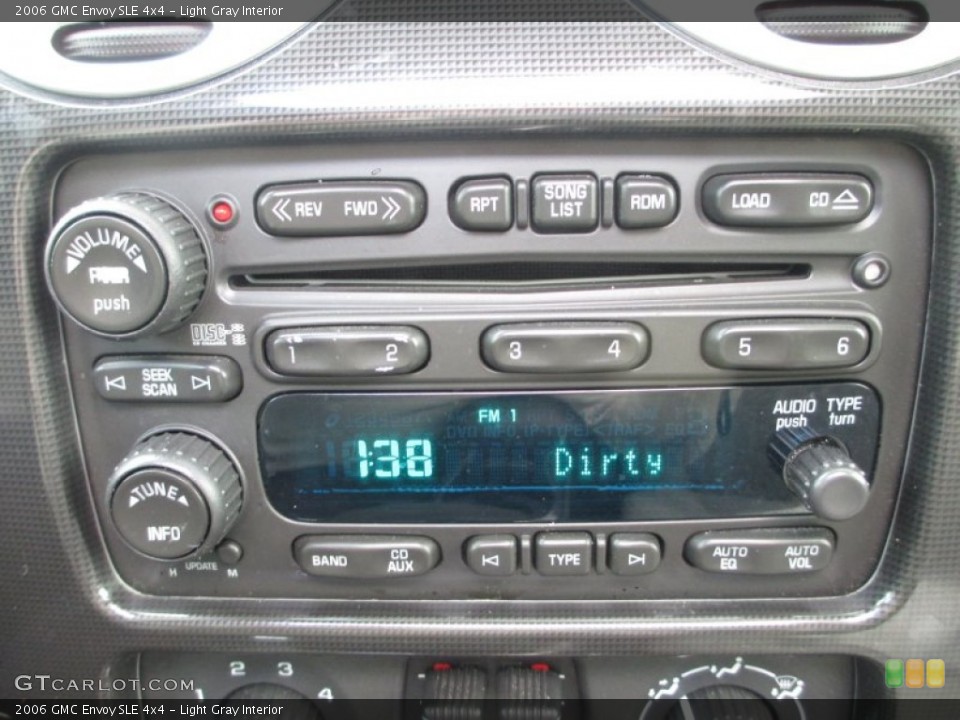 Light Gray Interior Audio System for the 2006 GMC Envoy SLE 4x4 #75203121