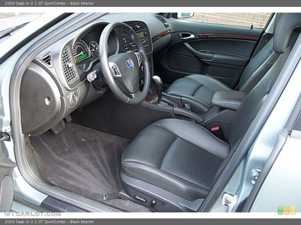 Black Interior Prime Interior for the 2009 Saab 9-3 2.0T SportCombi #75203436