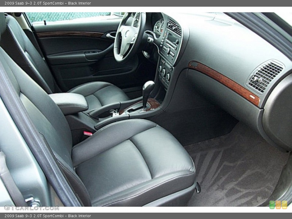 Black Interior Photo for the 2009 Saab 9-3 2.0T SportCombi #75203499