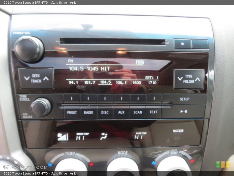 Sand Beige Interior Audio System for the 2010 Toyota Sequoia SR5 4WD #75205500