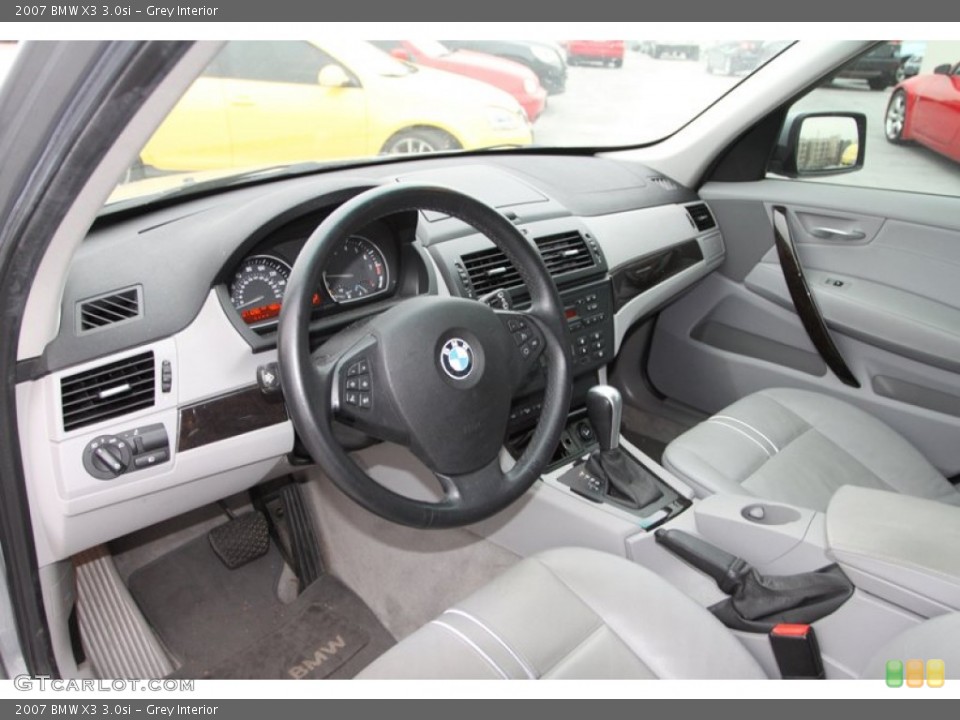 Grey Interior Prime Interior for the 2007 BMW X3 3.0si #75205572