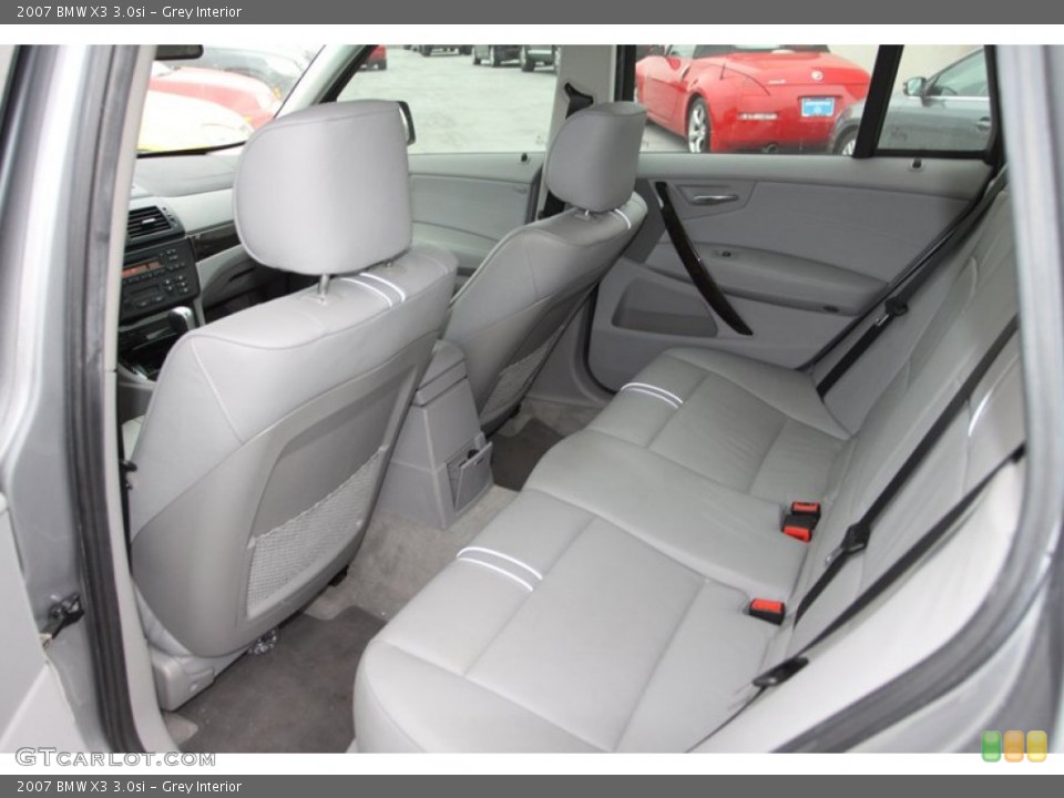 Grey Interior Rear Seat for the 2007 BMW X3 3.0si #75205608