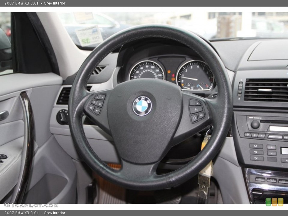 Grey Interior Steering Wheel for the 2007 BMW X3 3.0si #75205671