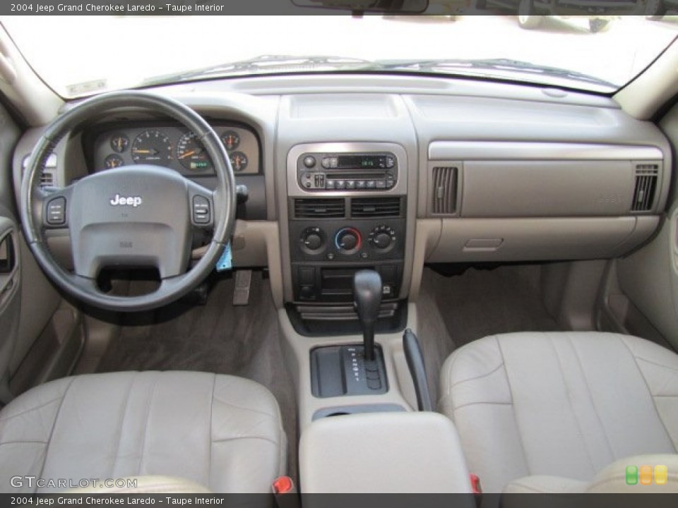 Taupe Interior Dashboard for the 2004 Jeep Grand Cherokee Laredo #75205839