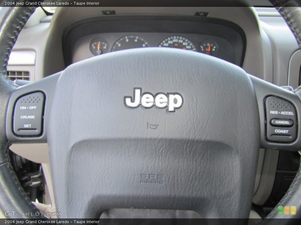 Taupe Interior Steering Wheel for the 2004 Jeep Grand Cherokee Laredo #75206022