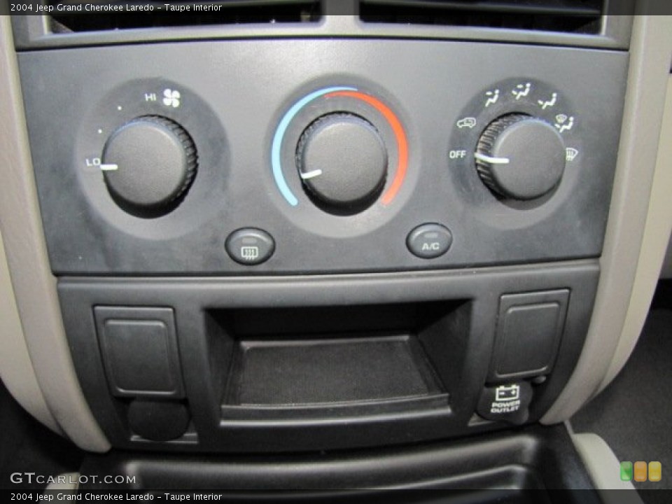 Taupe Interior Controls for the 2004 Jeep Grand Cherokee Laredo #75206130